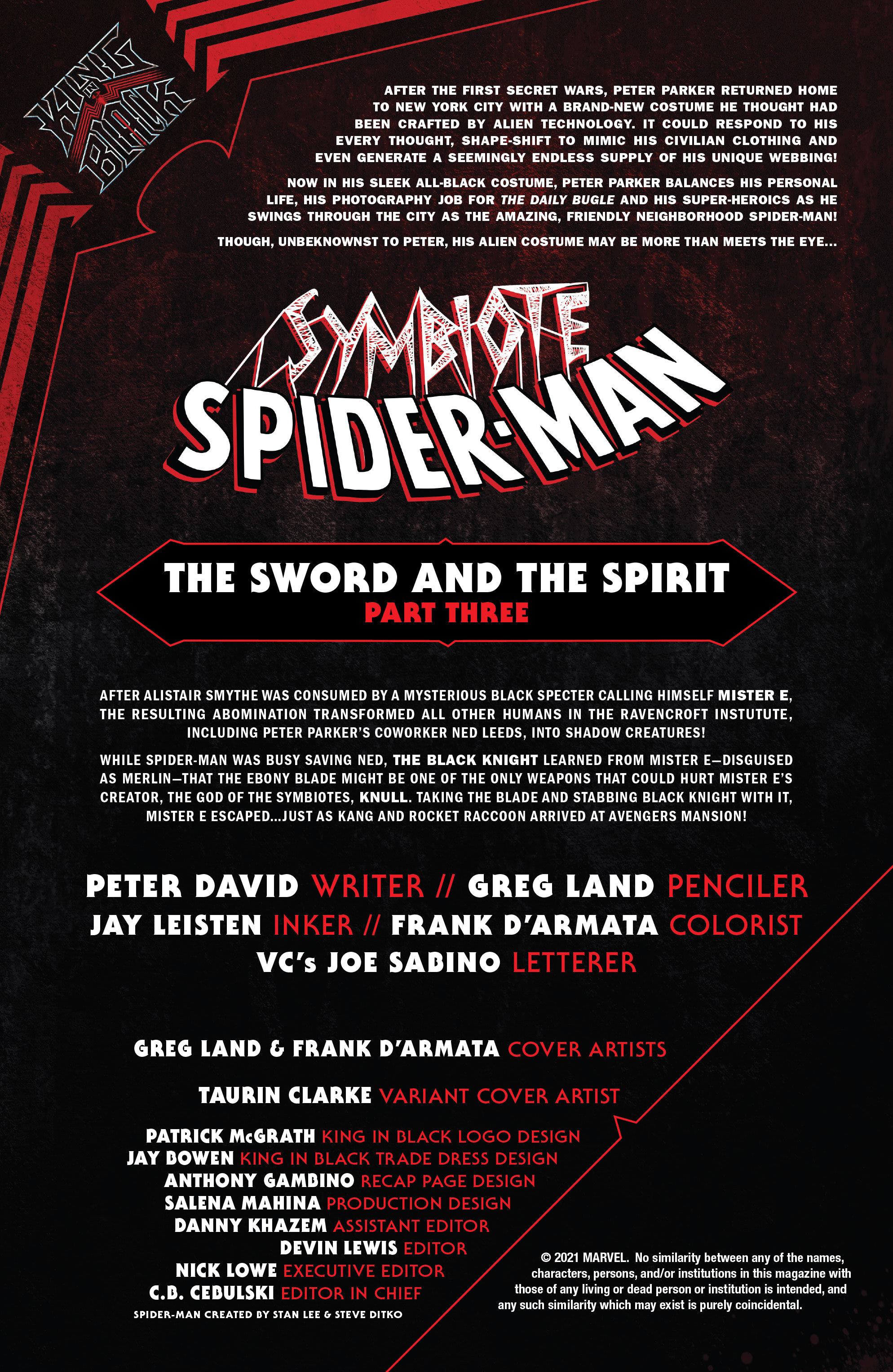 Read online Symbiote Spider-Man: King In Black comic -  Issue #3 - 3