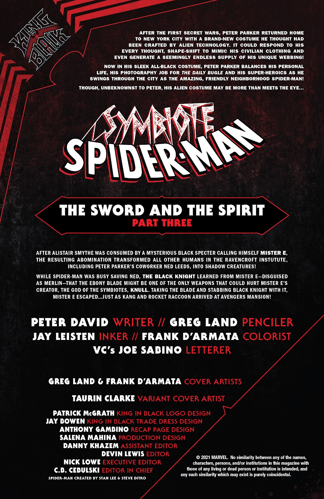 Symbiote Spider-Man: King In Black issue 3 - Page 3