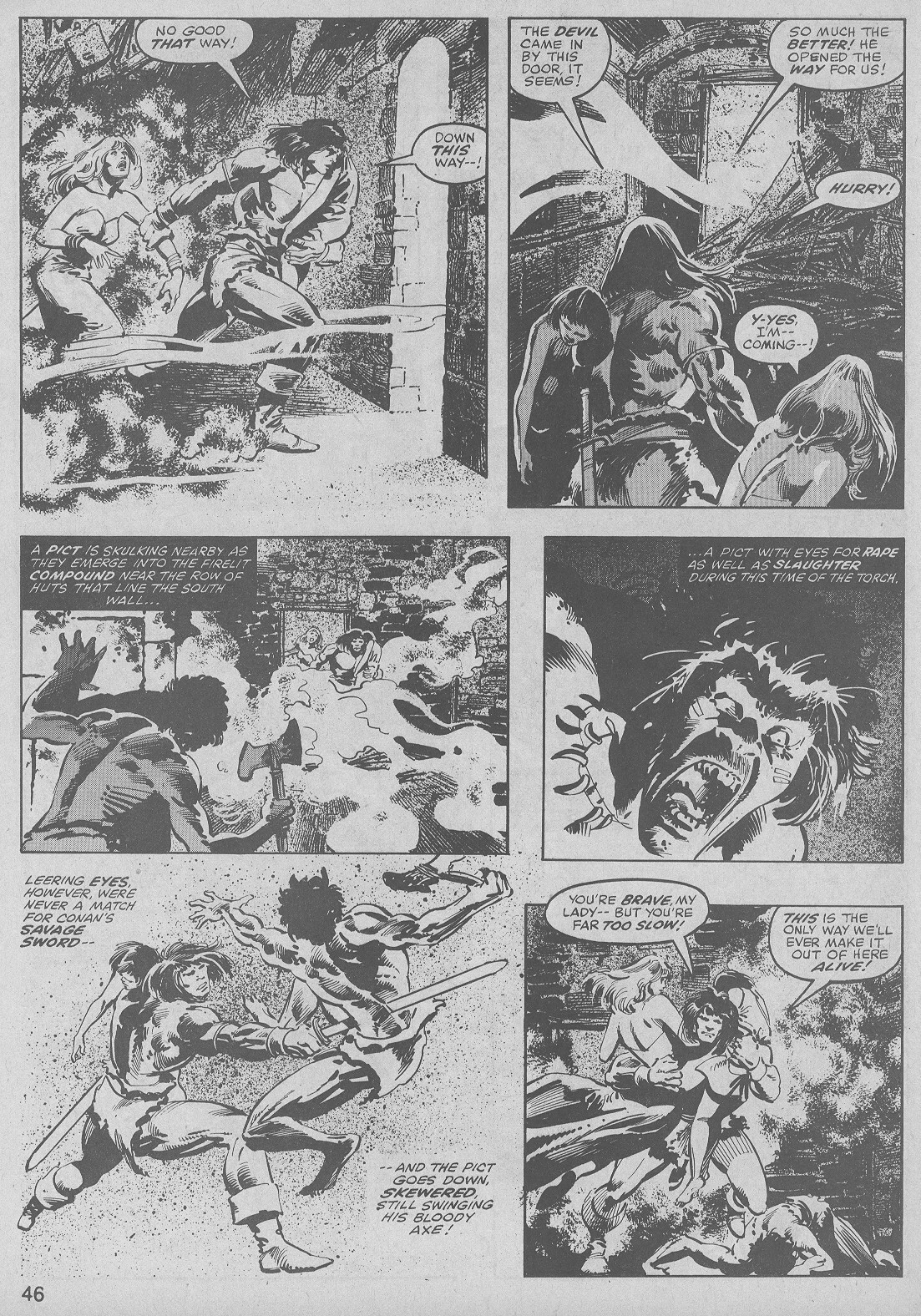 Read online The Savage Sword Of Conan comic -  Issue #48 - 46