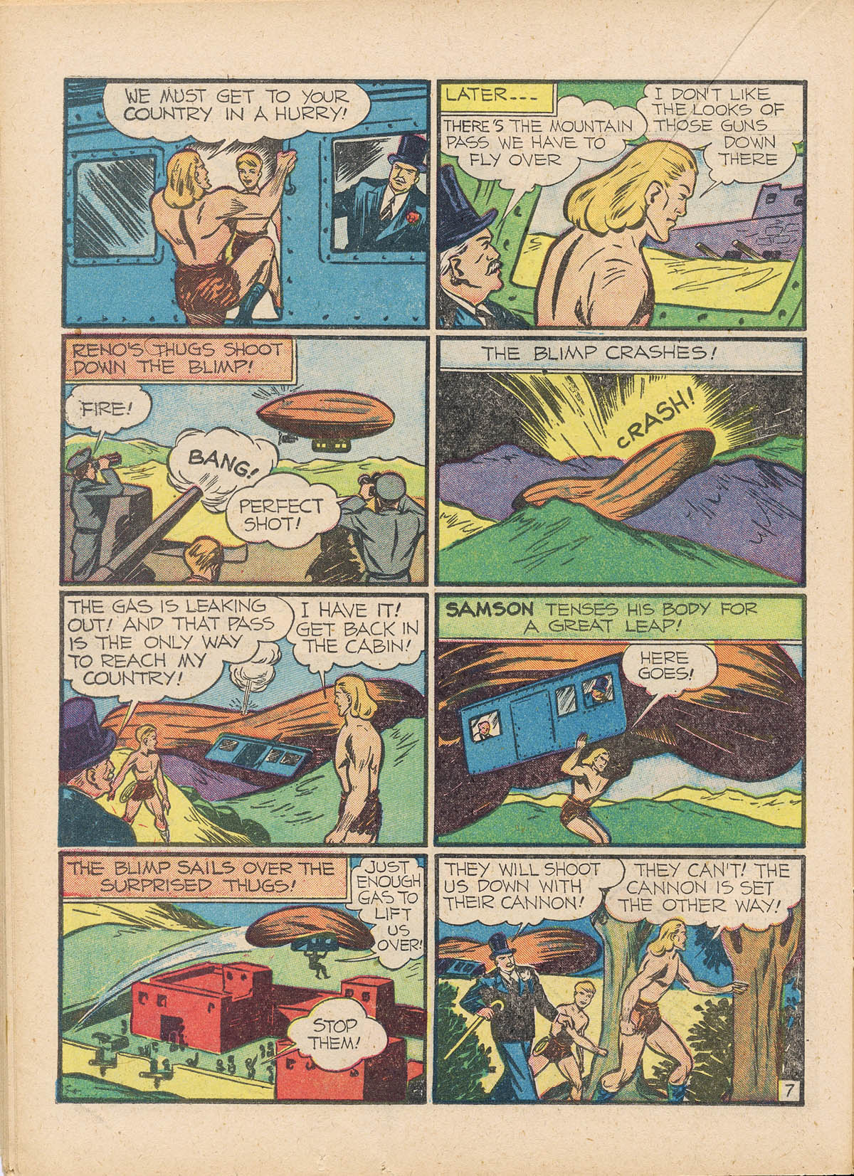 Read online Samson (1940) comic -  Issue #3 - 41