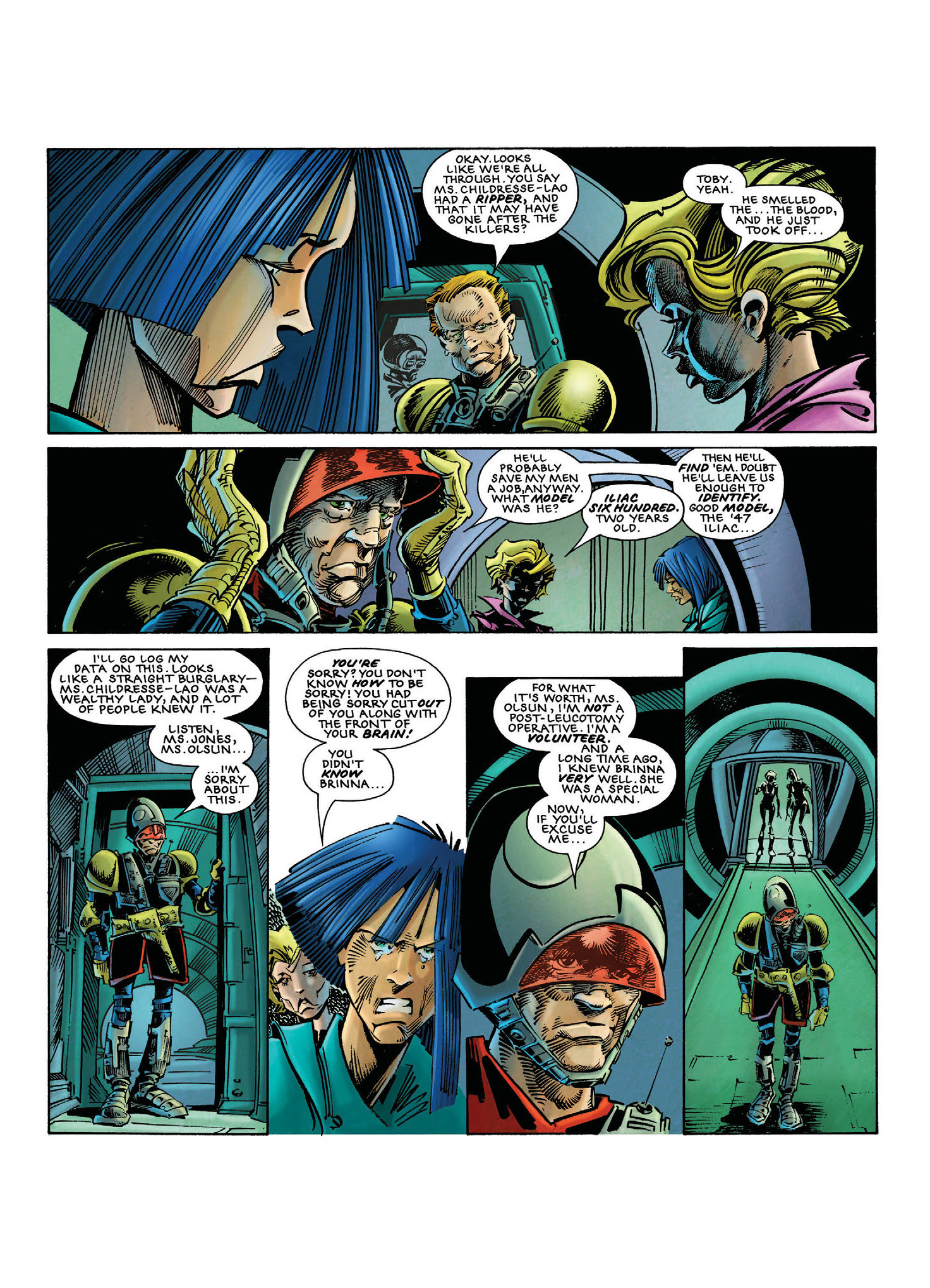 Read online The Ballad of Halo Jones (2018) comic -  Issue # TPB 1 - 40