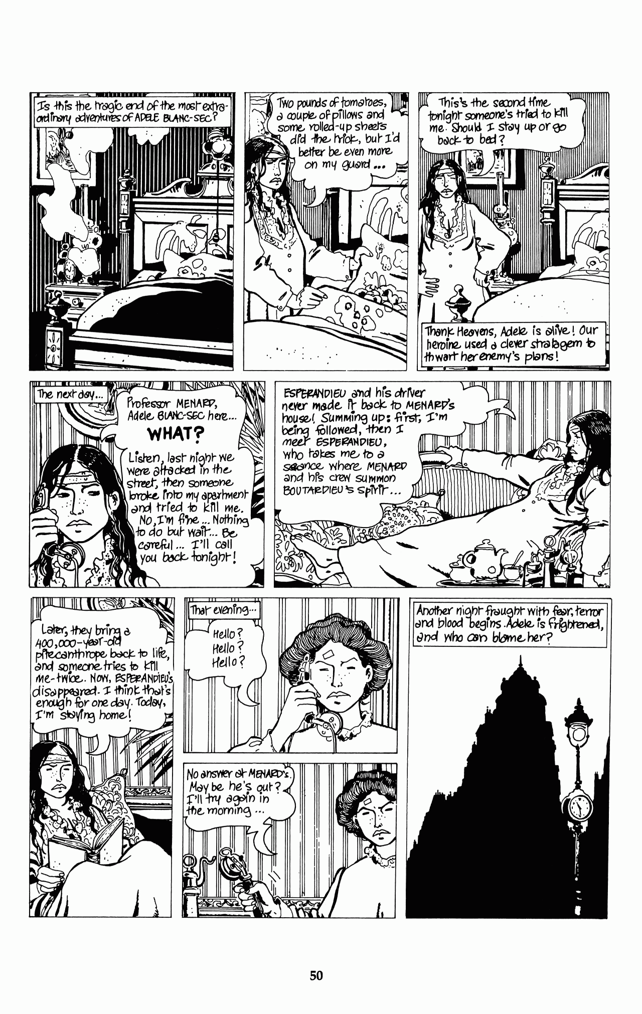 Read online The Extraordinary Adventures of Adele Blanc-Sec comic -  Issue #3 - 19