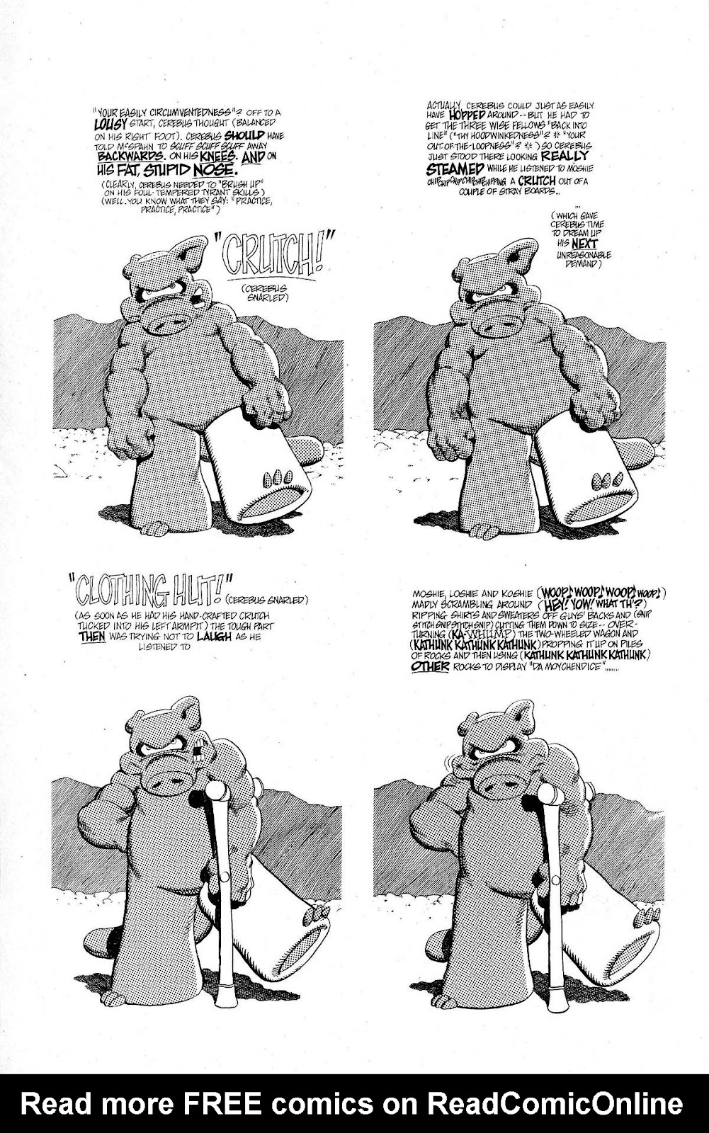 Cerebus Issue #275 #274 - English 4 Cerebus Issue #275 #274 - English 4