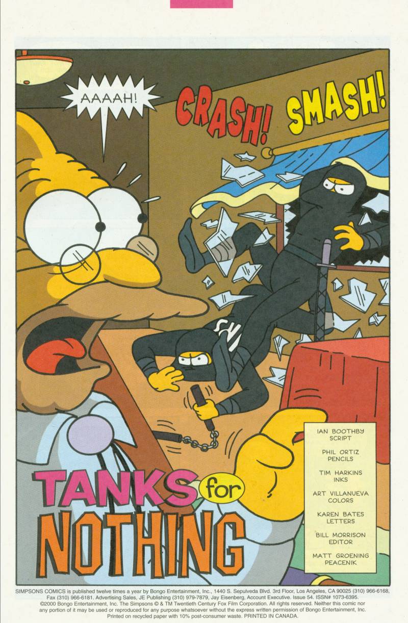 Read online Simpsons Comics comic -  Issue #54 - 2