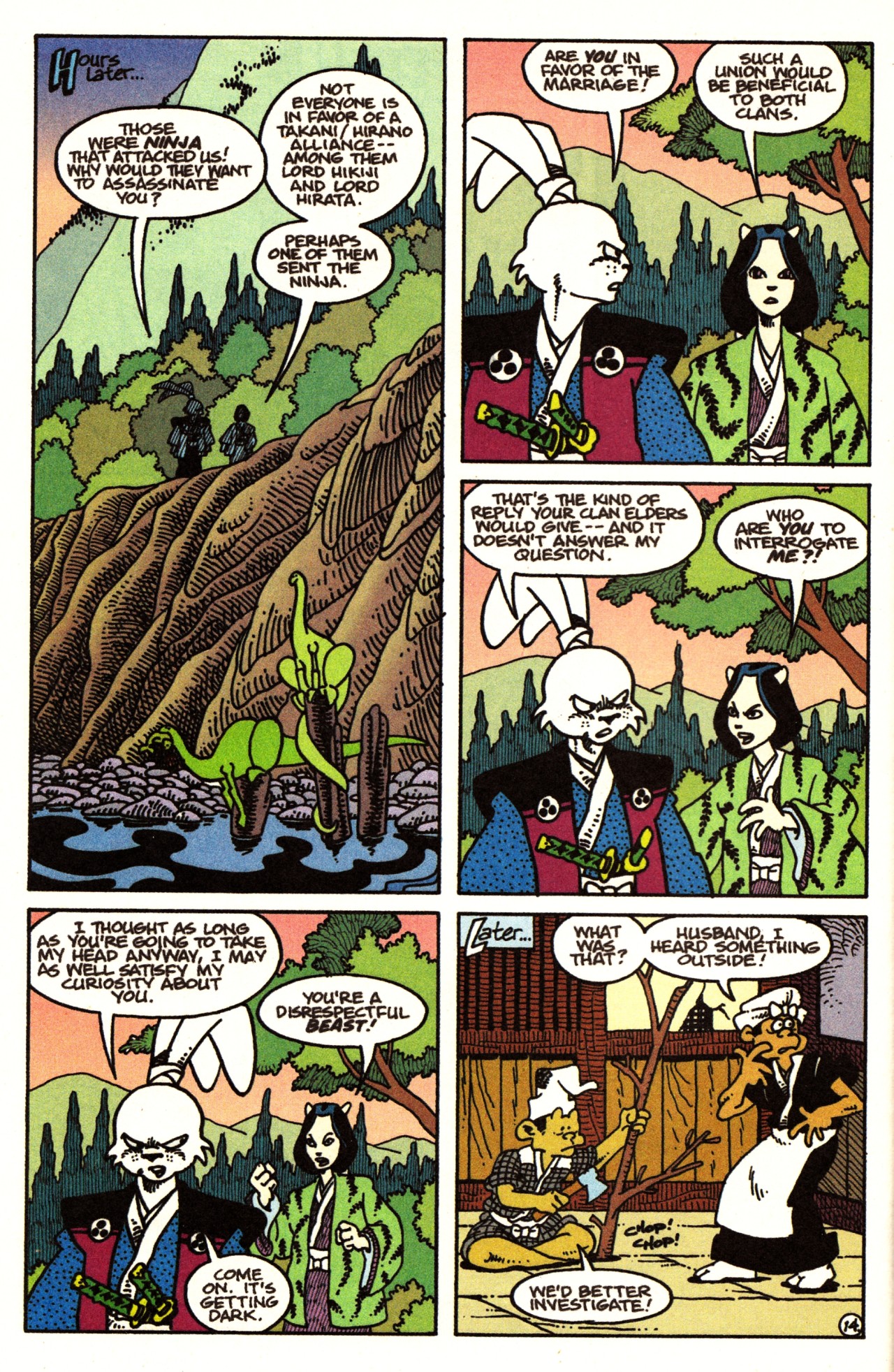 Read online Usagi Yojimbo (1993) comic -  Issue #13 - 14