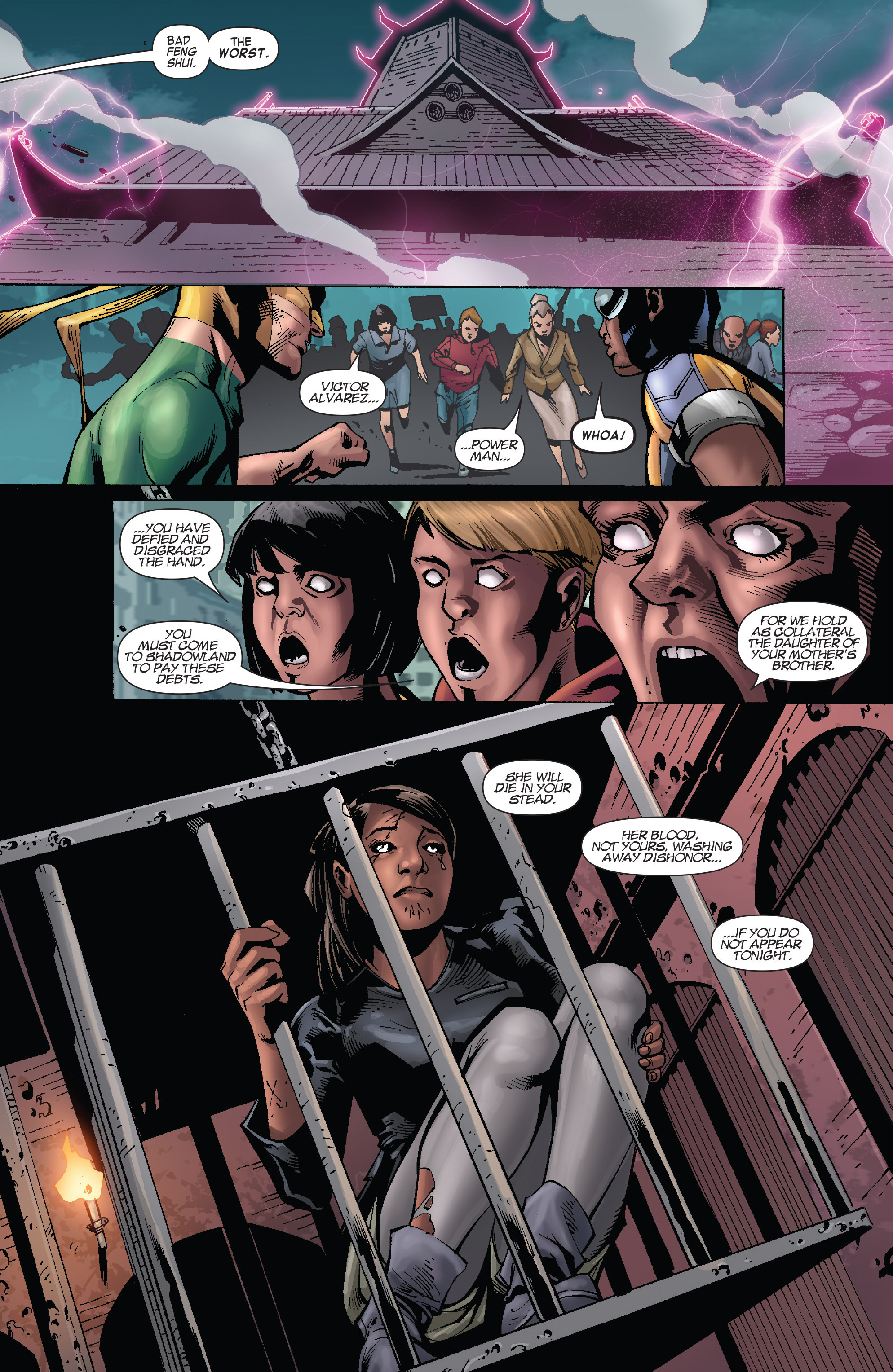 Read online Shadowland: Power Man comic -  Issue #4 - 8