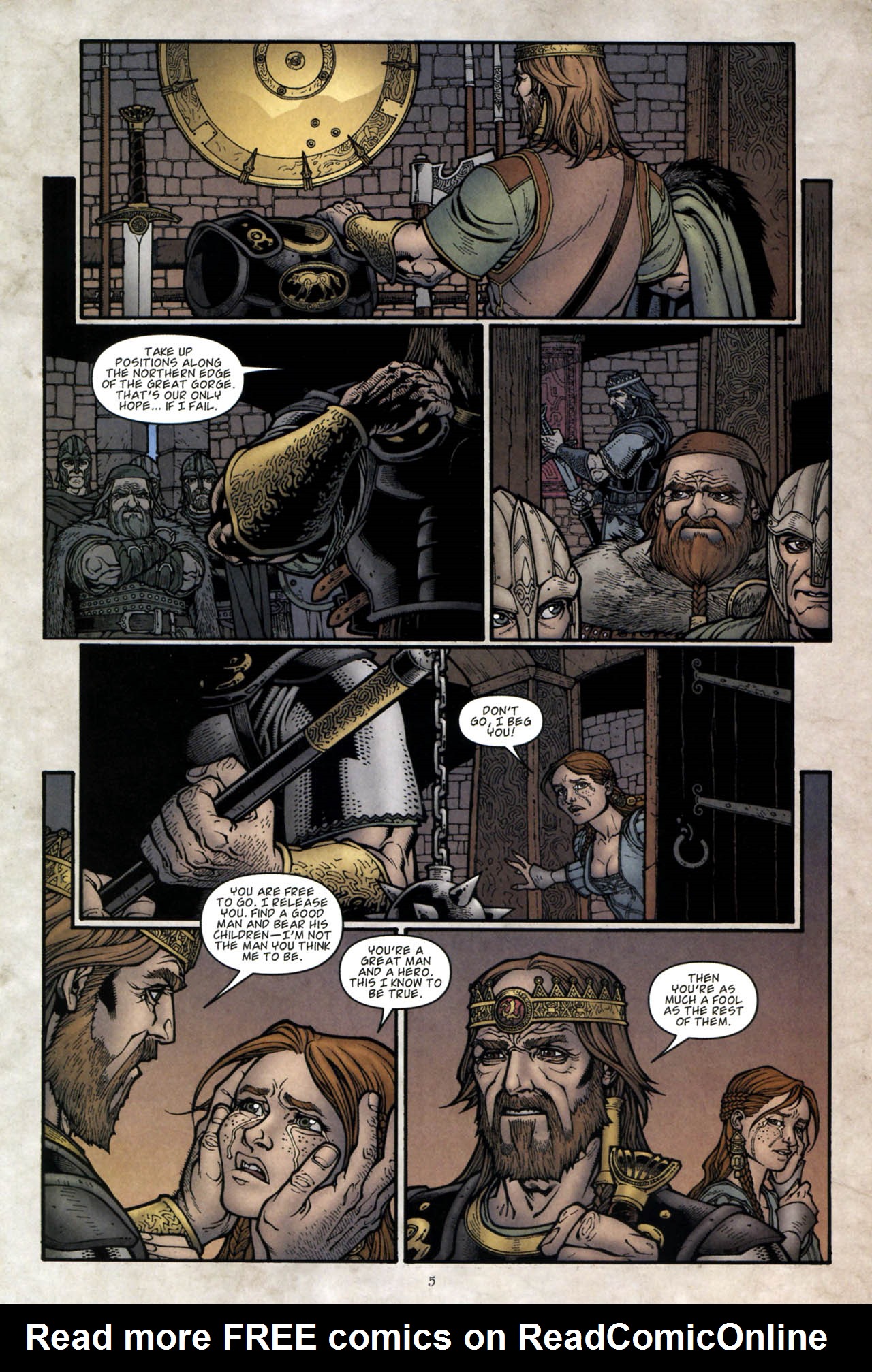 Read online Beowulf (2007) comic -  Issue #4 - 7