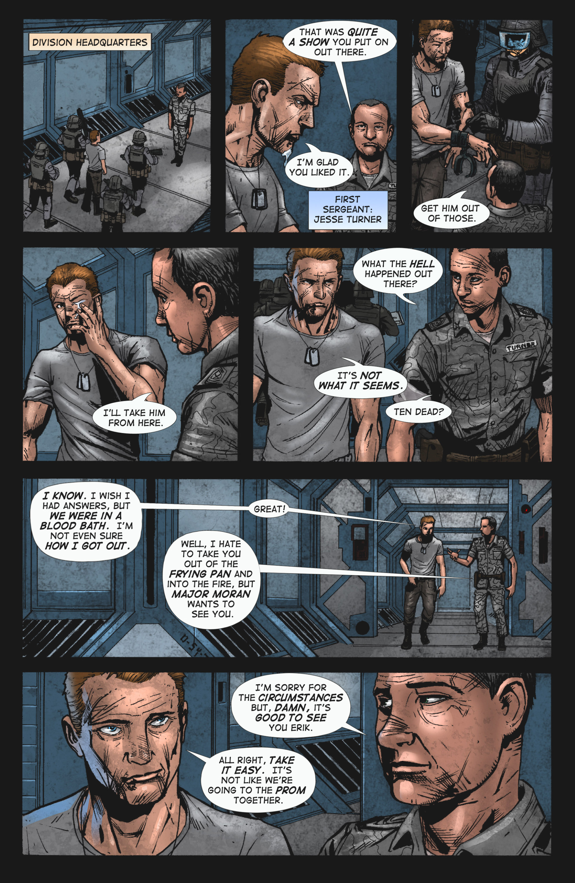 Read online The Heroes of Echo Company comic -  Issue #1 - 10