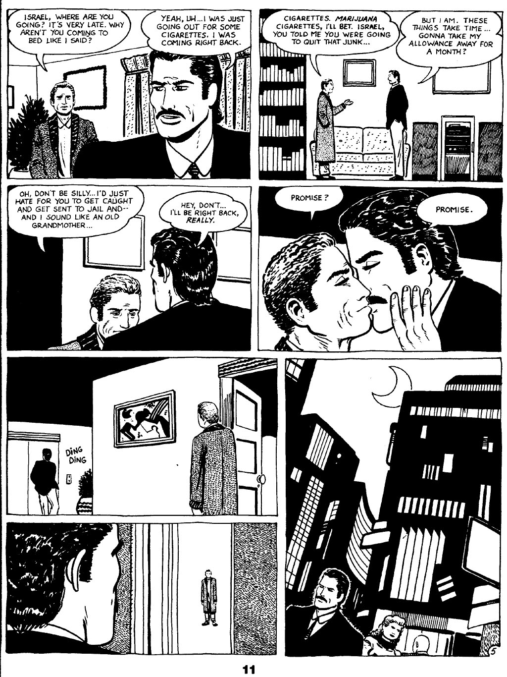 Read online Love and Rockets (1982) comic -  Issue #19 - 13