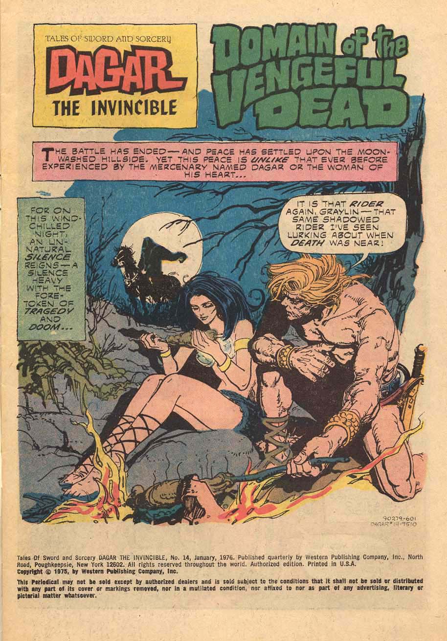 Read online Dagar the Invincible comic -  Issue #14 - 3