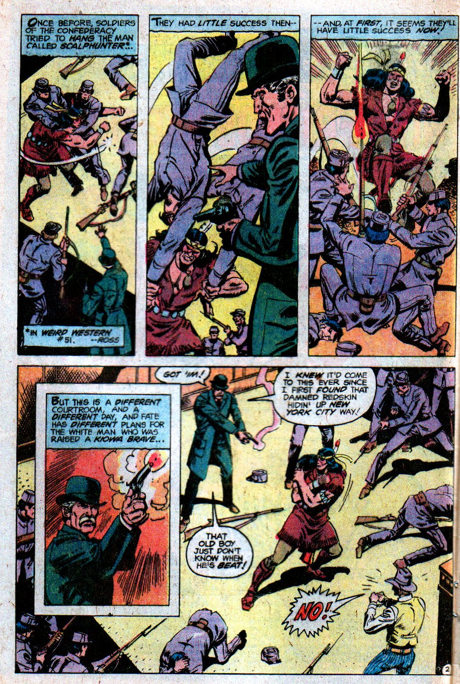 Read online Weird Western Tales (1972) comic -  Issue #64 - 3