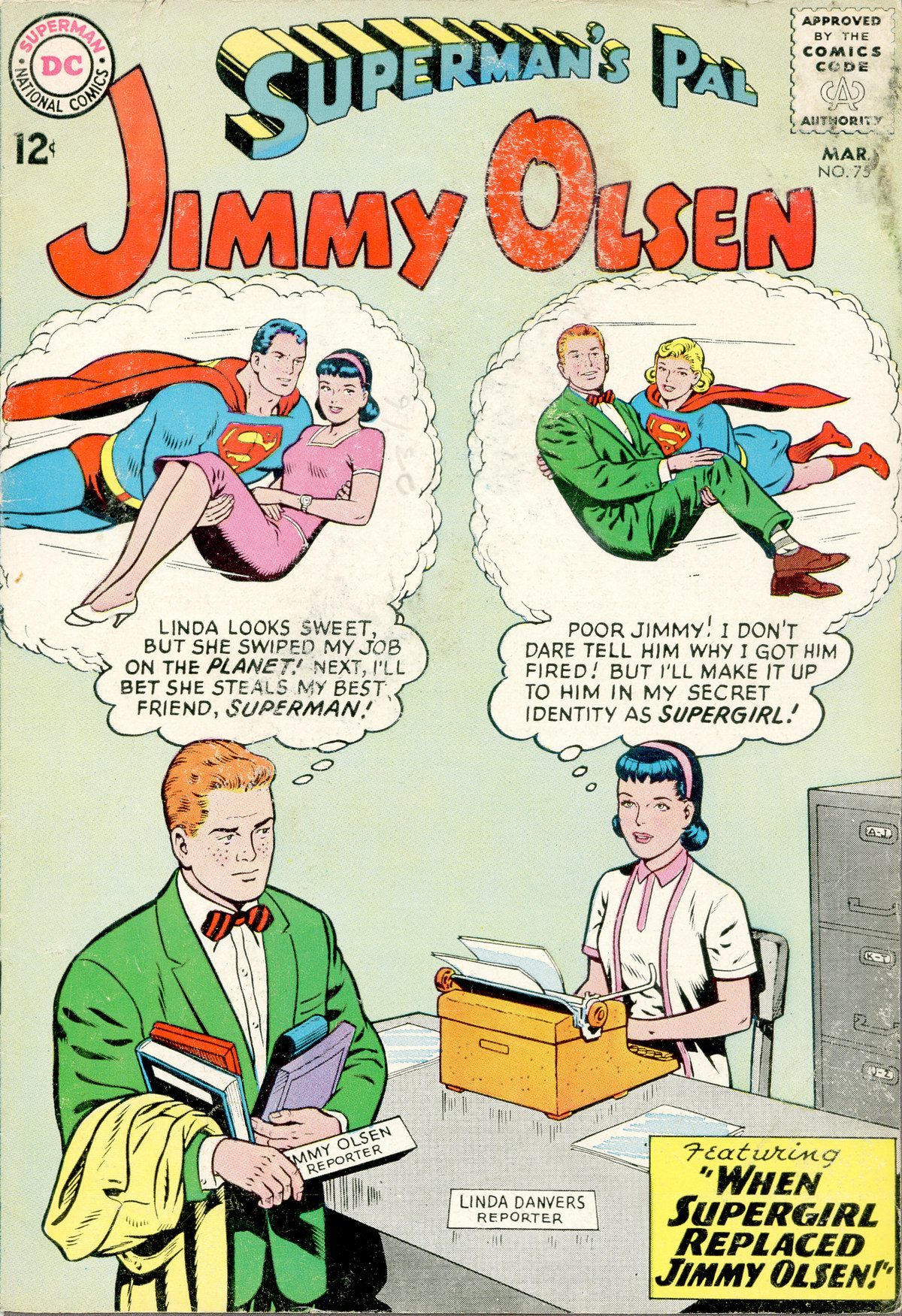 Read online Superman's Pal Jimmy Olsen comic -  Issue #75 - 1
