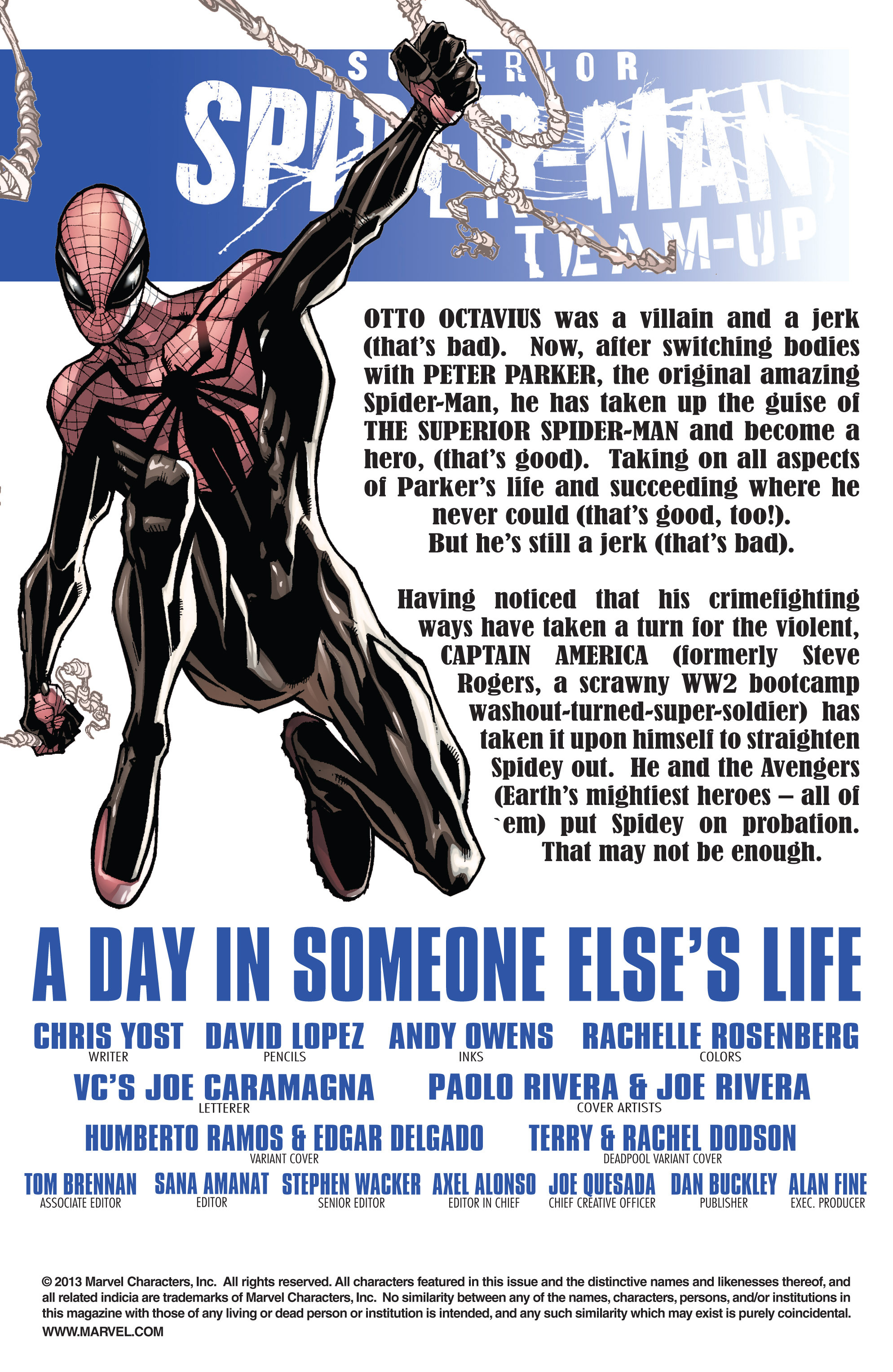Read online Superior Spider-Man Team-Up comic -  Issue #1 - 2