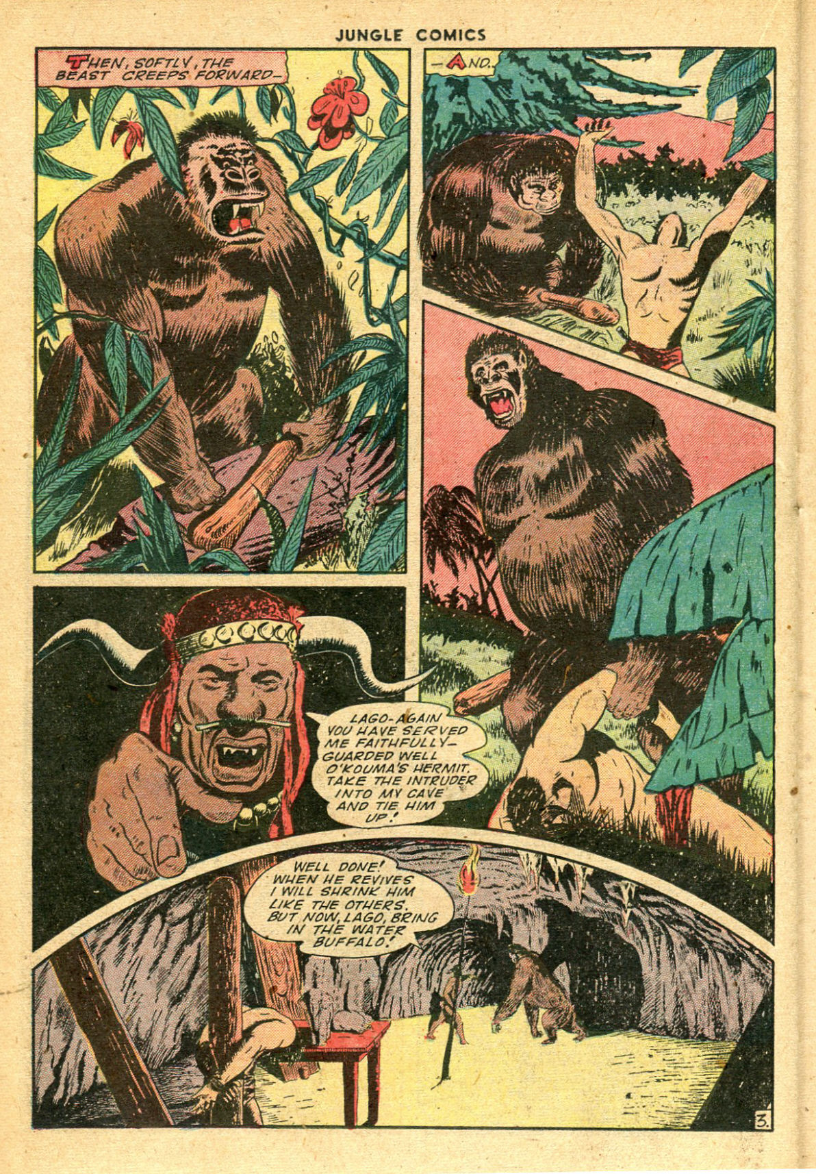 Read online Jungle Comics comic -  Issue #63 - 33