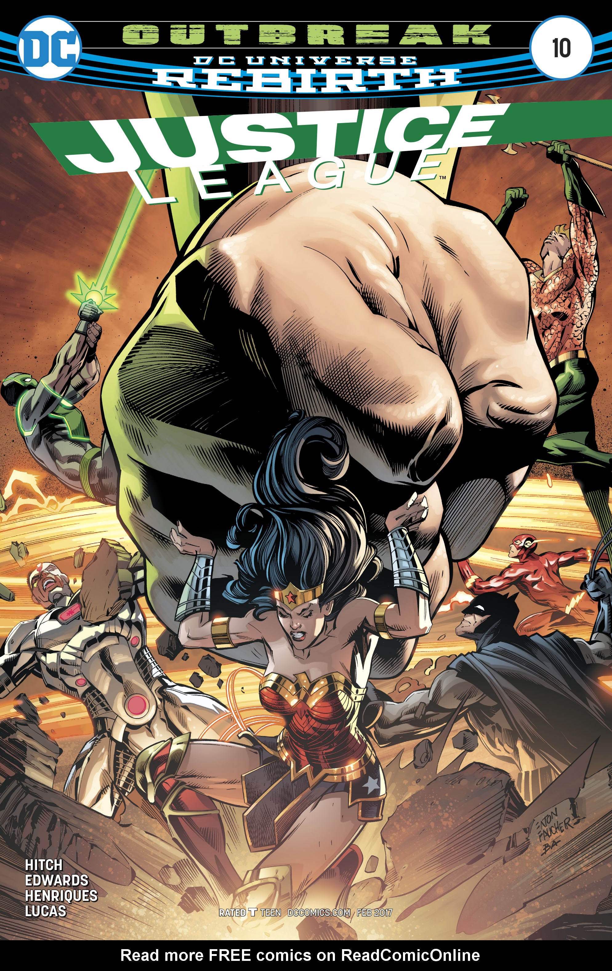 Read online Justice League (2016) comic -  Issue #10 - 1