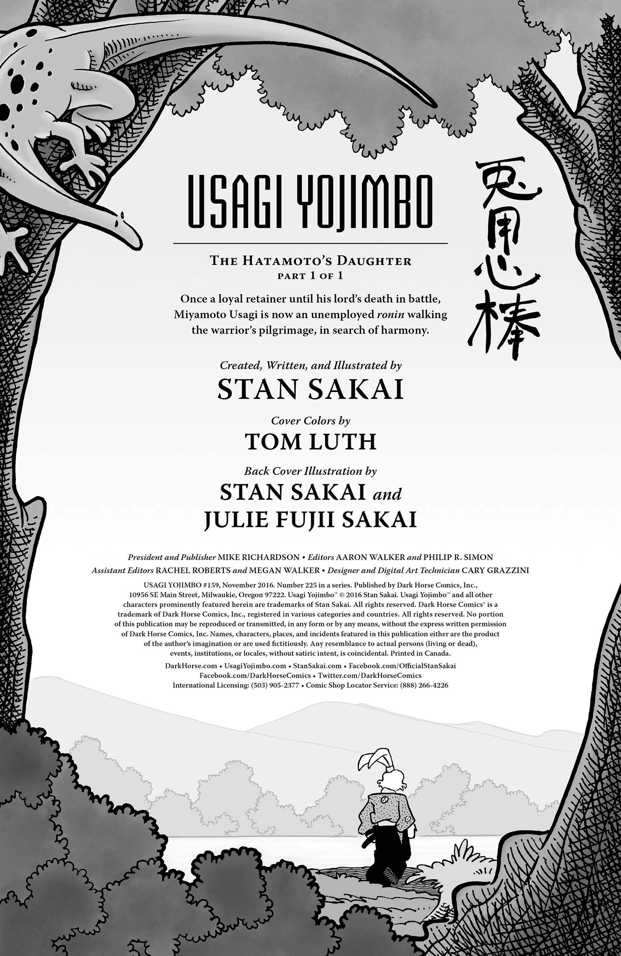 Read online Usagi Yojimbo (1996) comic -  Issue #159 - 2