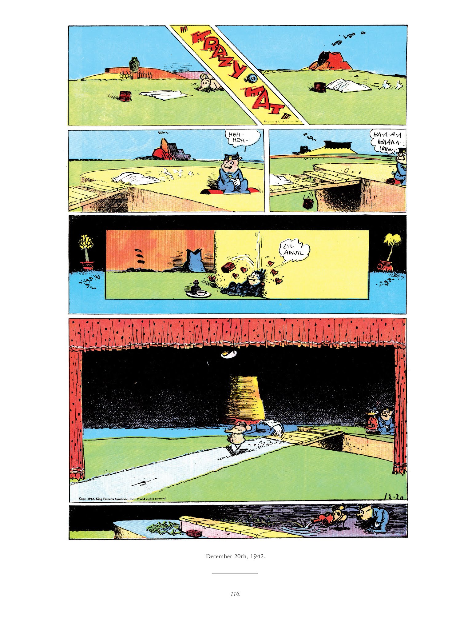 Read online Krazy & Ignatz comic -  Issue # TPB 12 - 115