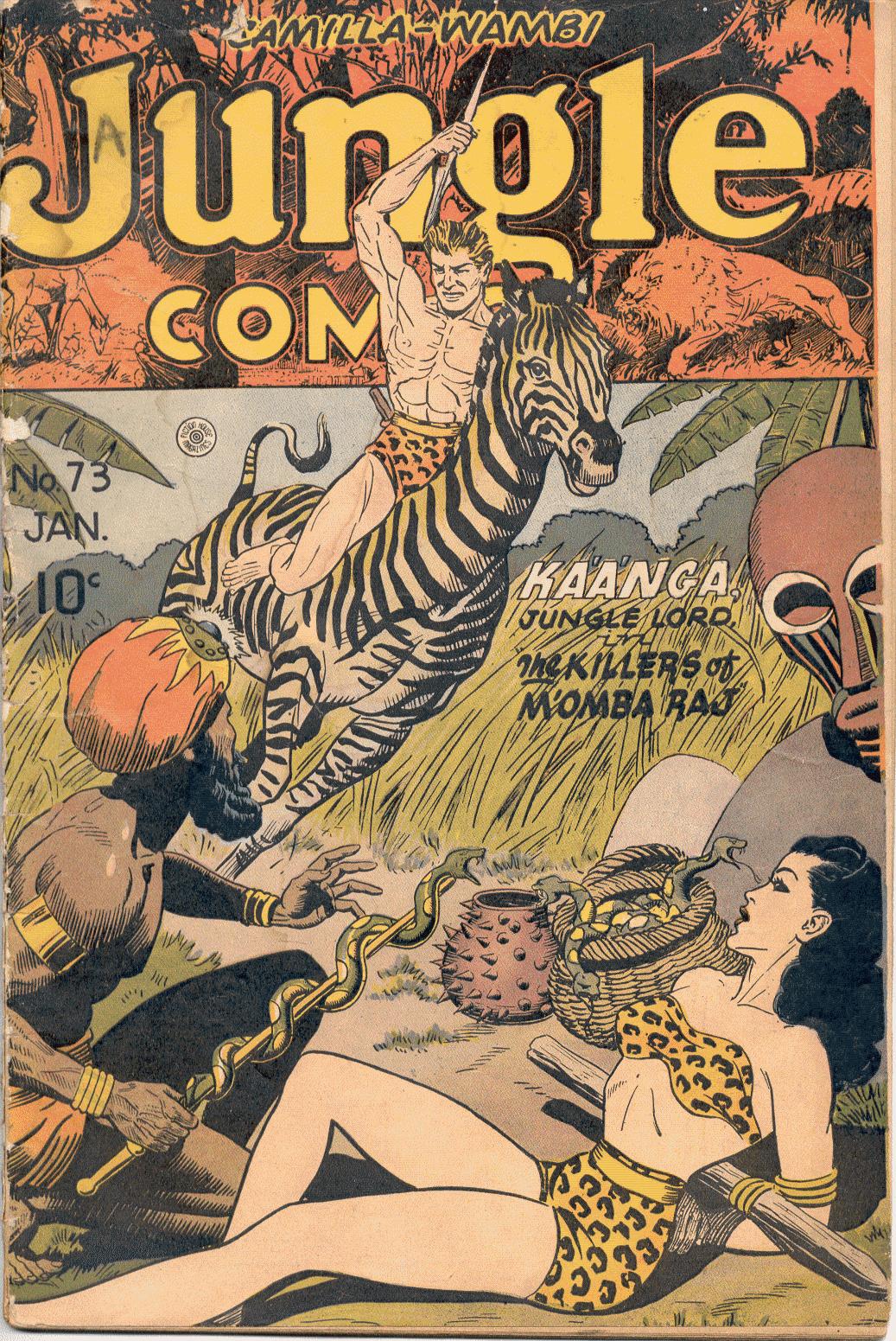 Read online Jungle Comics comic -  Issue #73 - 1