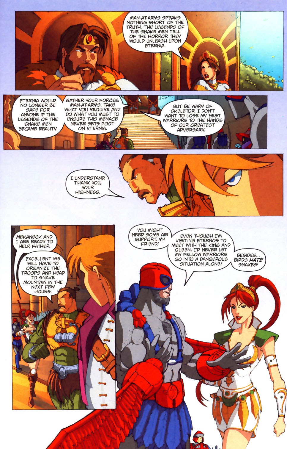 Read online Masters of the Universe Rise of the Snake Men comic -  Issue #1 - 7