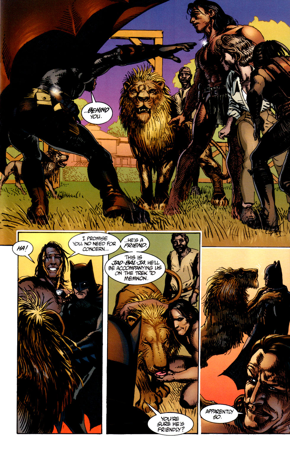 Read online Batman/Tarzan: Claws of the Cat-Woman comic -  Issue #2 - 10