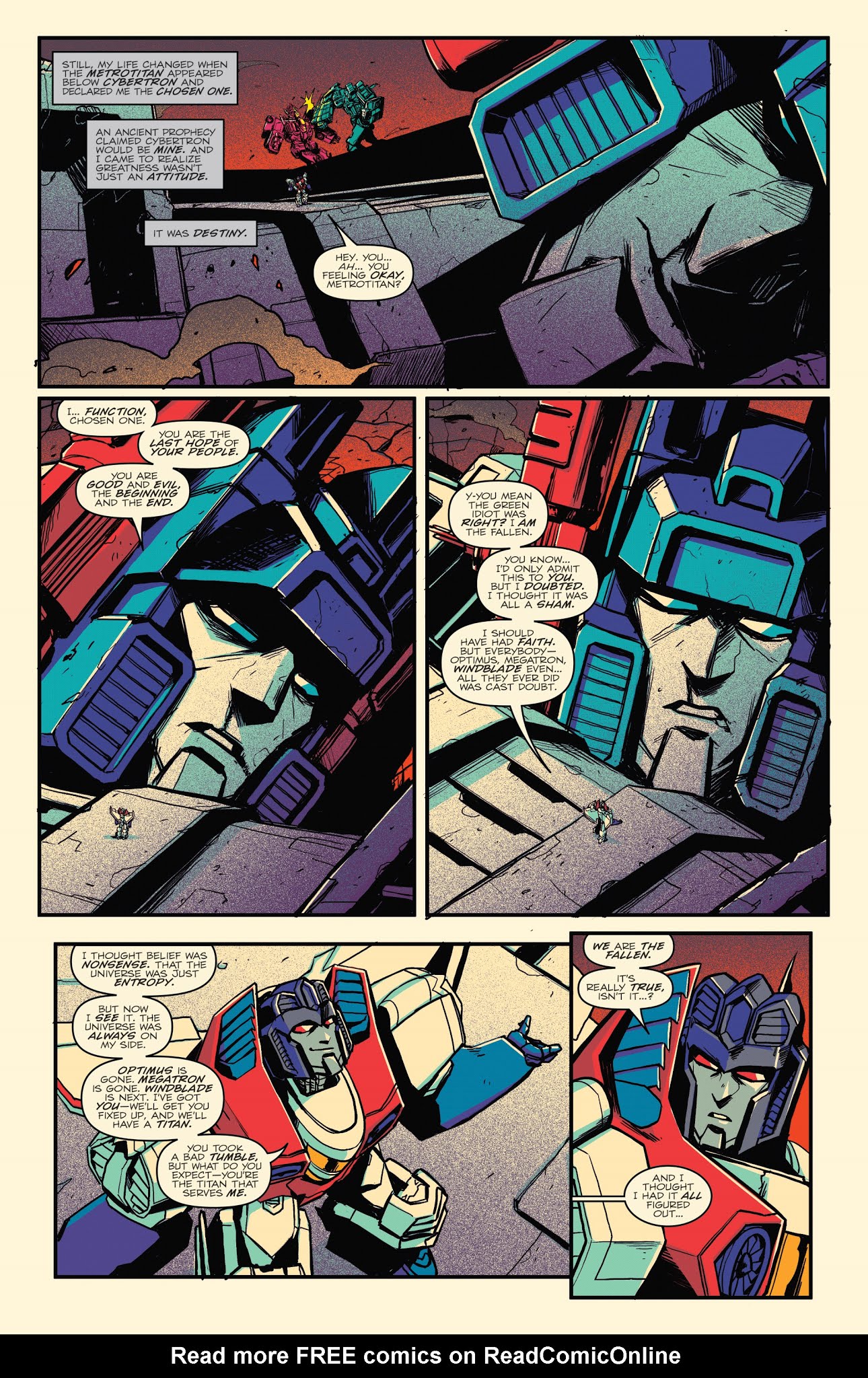 Read online Optimus Prime comic -  Issue #19 - 19