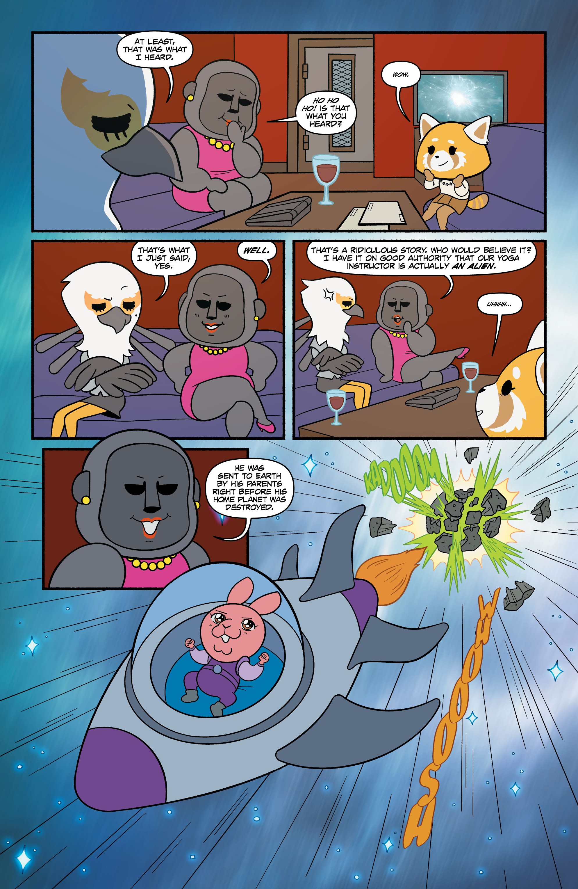 Read online Aggretsuko Meet Her Friends comic -  Issue #1 - 11