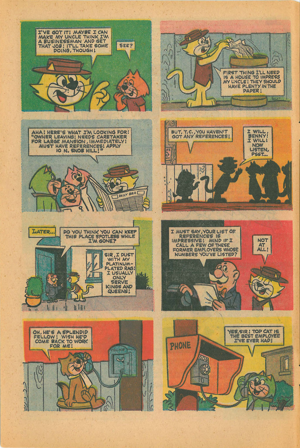 Read online Top Cat (1962) comic -  Issue #27 - 4