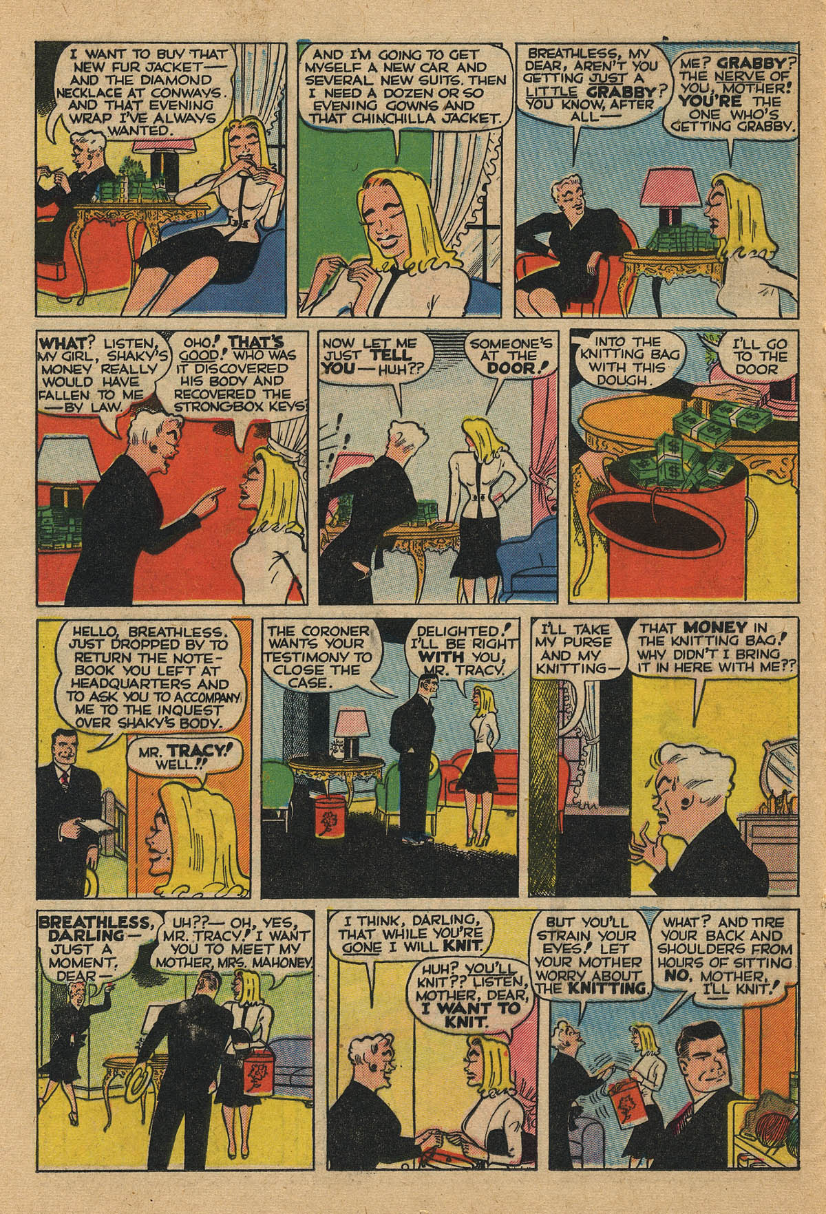 Read online Dick Tracy comic -  Issue #35 - 12