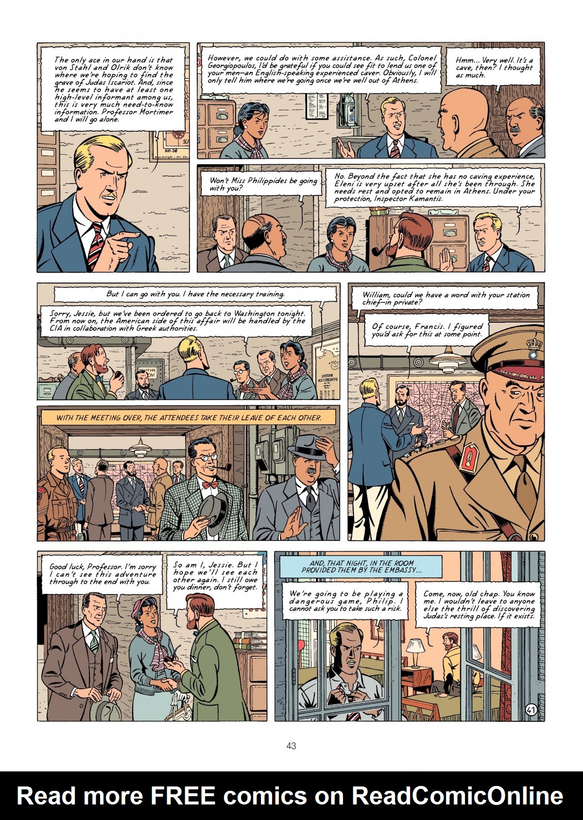 Read online Blake & Mortimer comic -  Issue #14 - 43