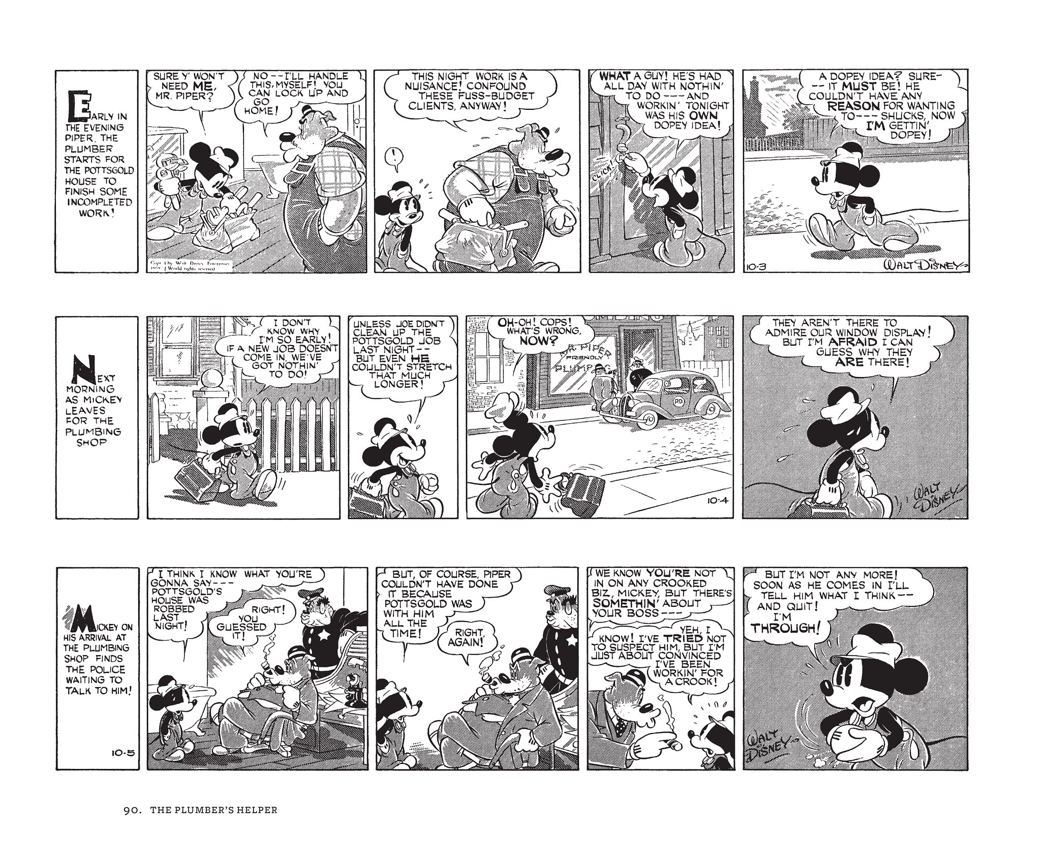Read online Walt Disney's Mickey Mouse by Floyd Gottfredson comic -  Issue # TPB 5 (Part 1) - 90