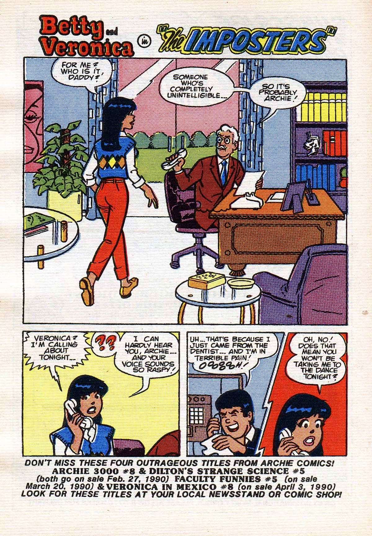 Read online Betty and Veronica Digest Magazine comic -  Issue #42 - 121