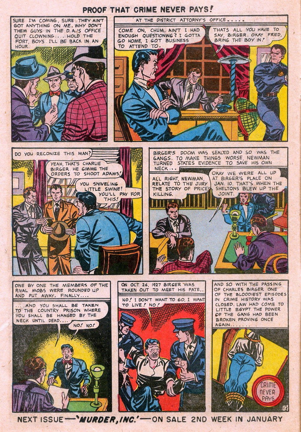 Read online Murder Incorporated (1948) comic -  Issue #1 - 14