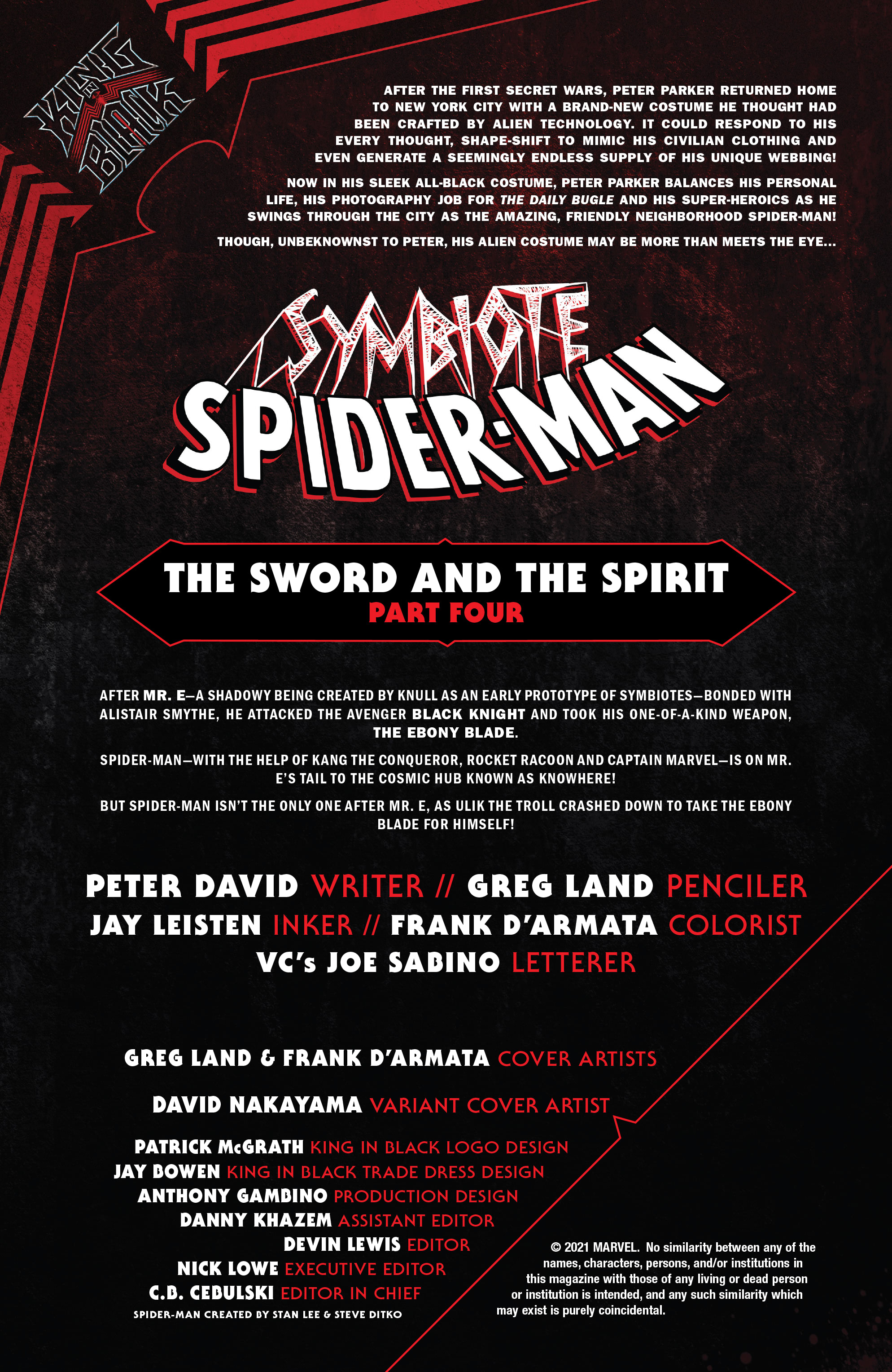 Read online Symbiote Spider-Man: King In Black comic -  Issue #4 - 2