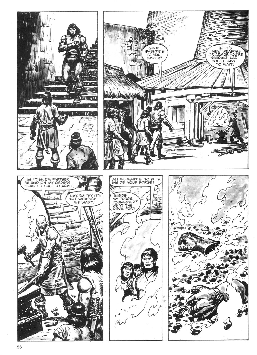 Read online The Savage Sword Of Conan comic -  Issue #87 - 56