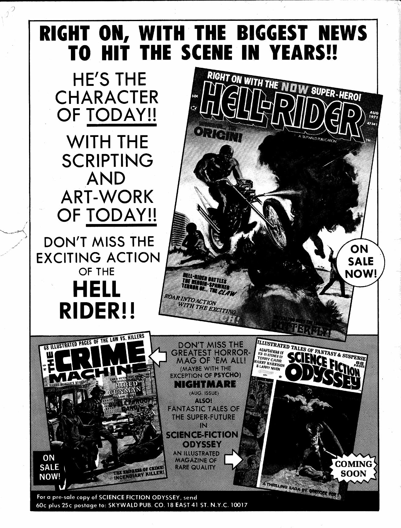 Read online Nightmare (1970) comic -  Issue #5 - 69