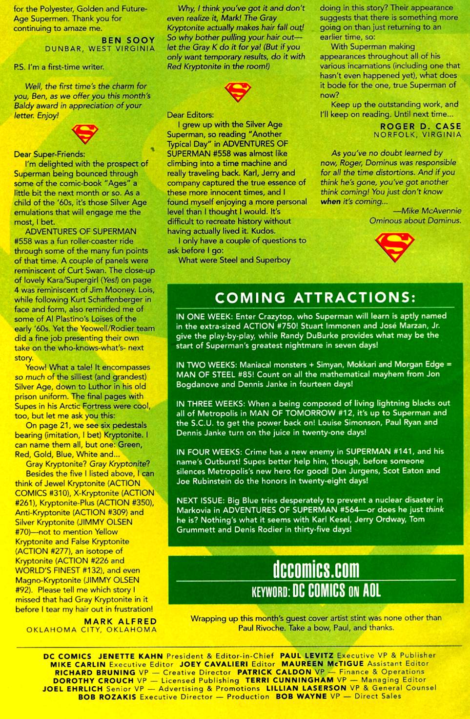 Read online Adventures of Superman (1987) comic -  Issue #563 - 24