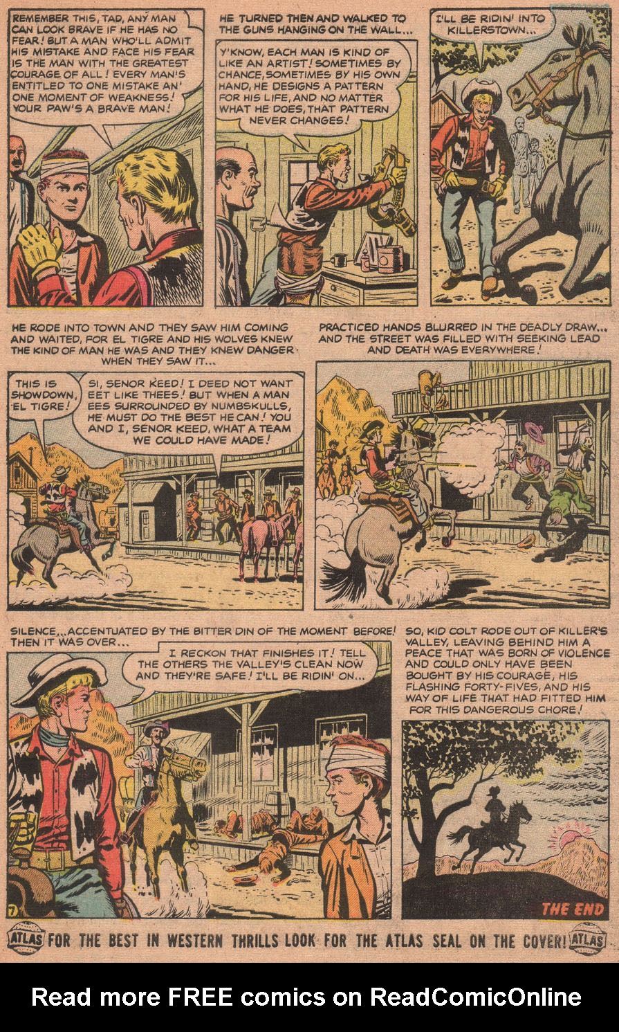 Read online Kid Colt Outlaw comic -  Issue #34 - 9