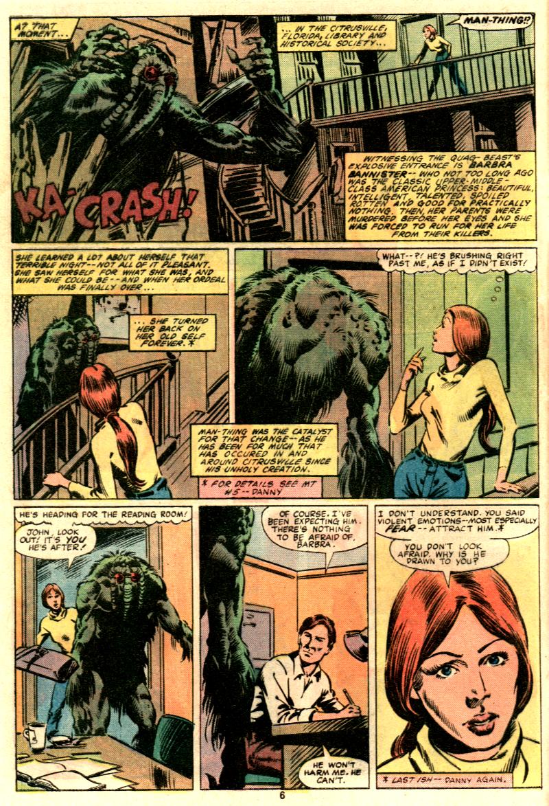 Read online Man-Thing (1979) comic -  Issue #11 - 6