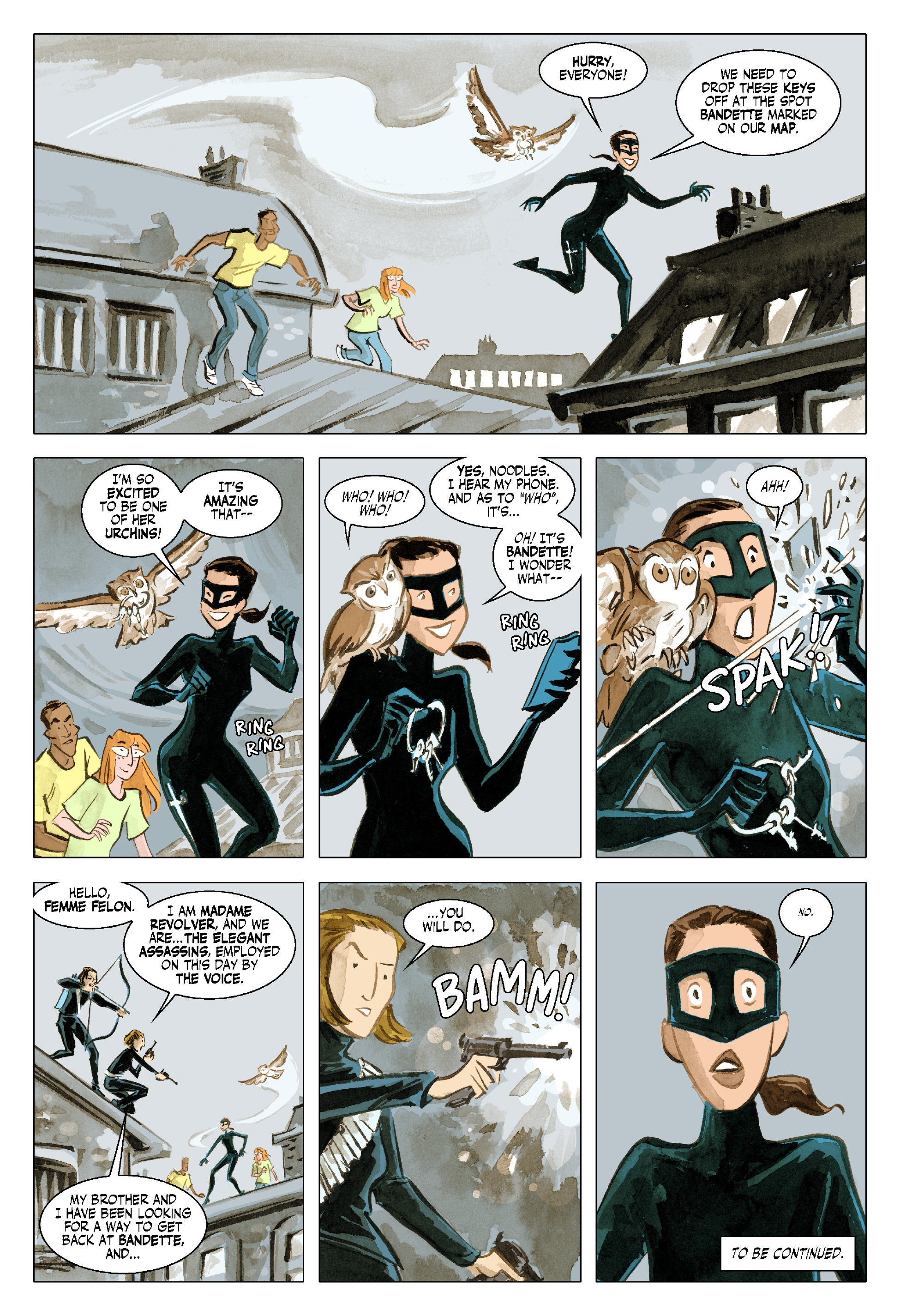 Read online Bandette (2012) comic -  Issue #20 - 21