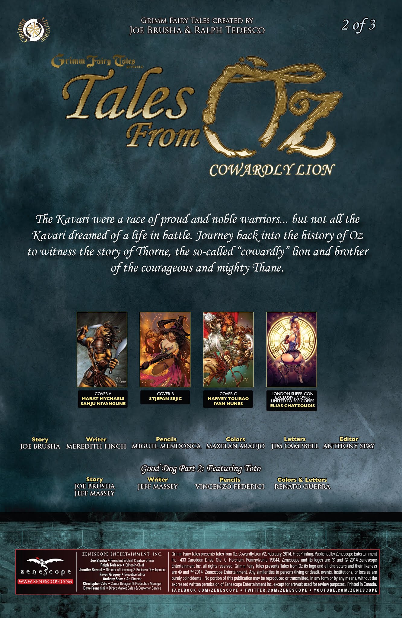 Read online Grimm Fairy Tales presents Tales from Oz comic -  Issue #2 - 2