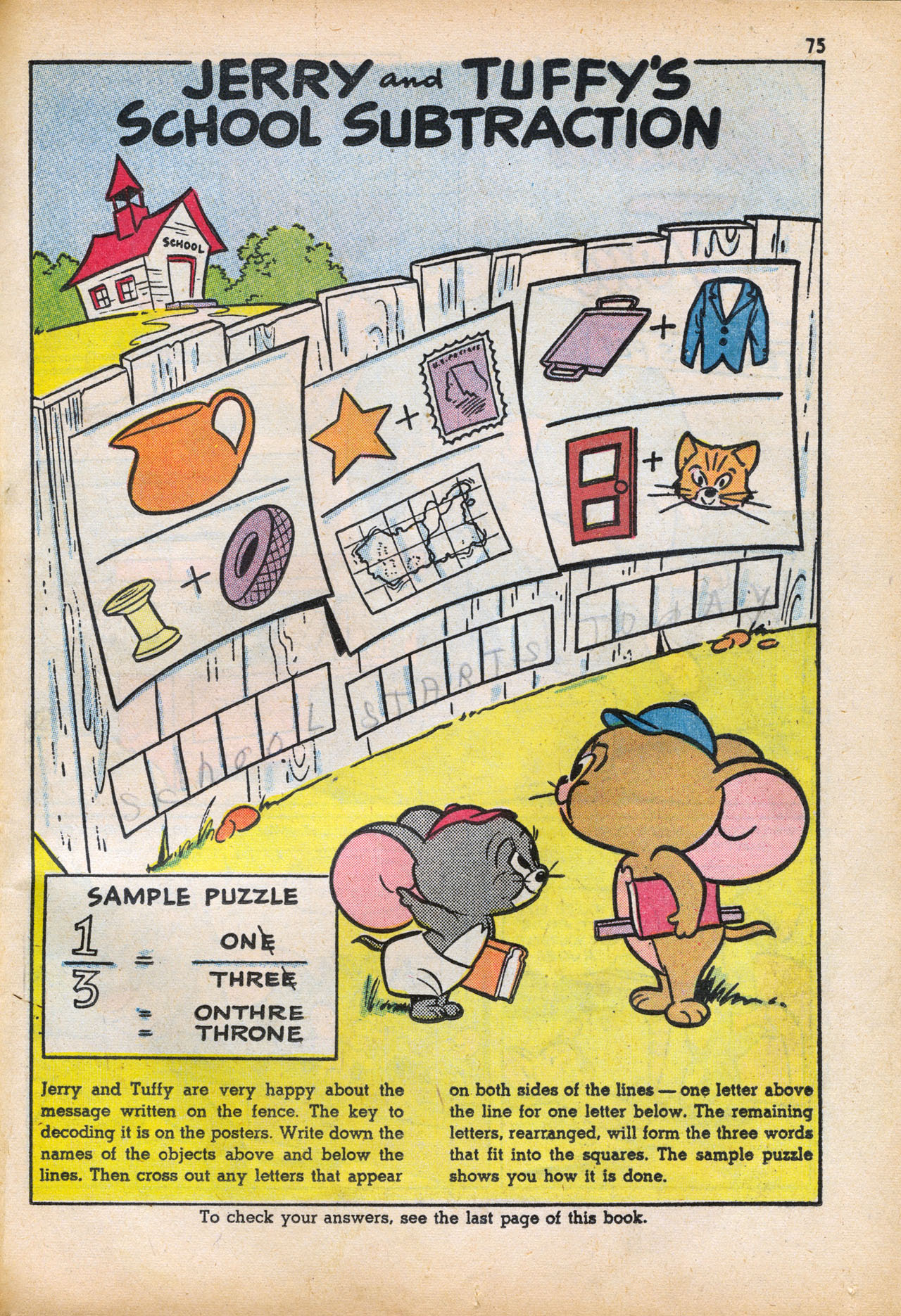 Read online Tom & Jerry's Back to School comic -  Issue # TPB - 77