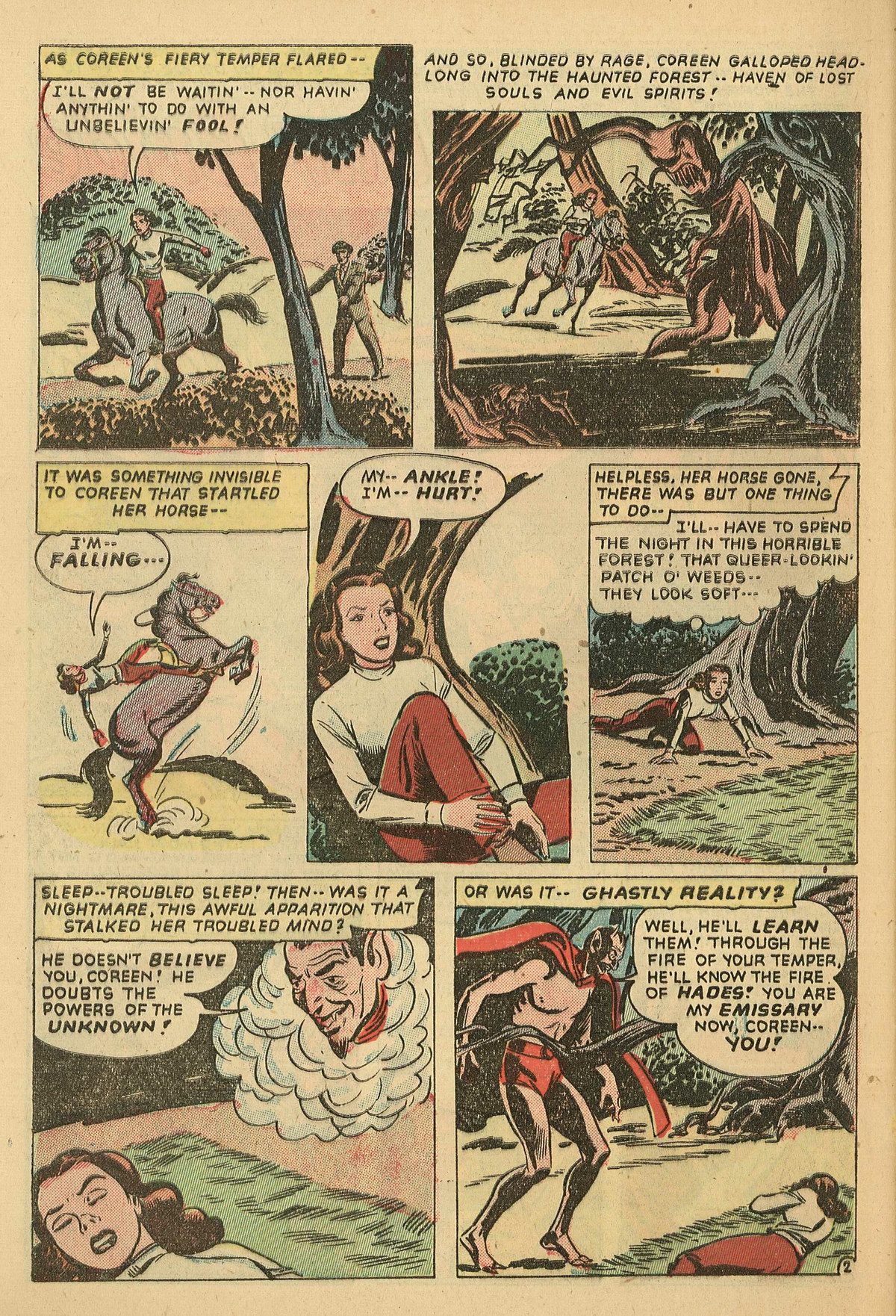 Read online Adventures Into The Unknown comic -  Issue #44 - 28