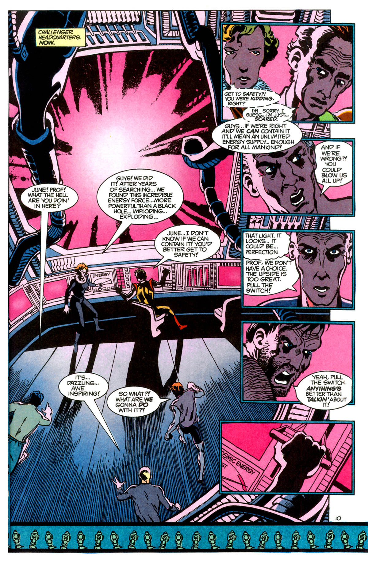 Read online Challengers of the Unknown (1991) comic -  Issue #1 - 12