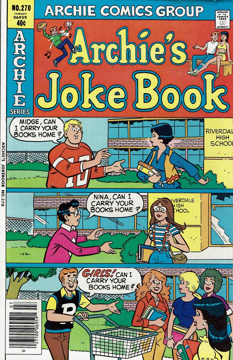 Read online Archie's Joke Book Magazine comic -  Issue #270 - 1