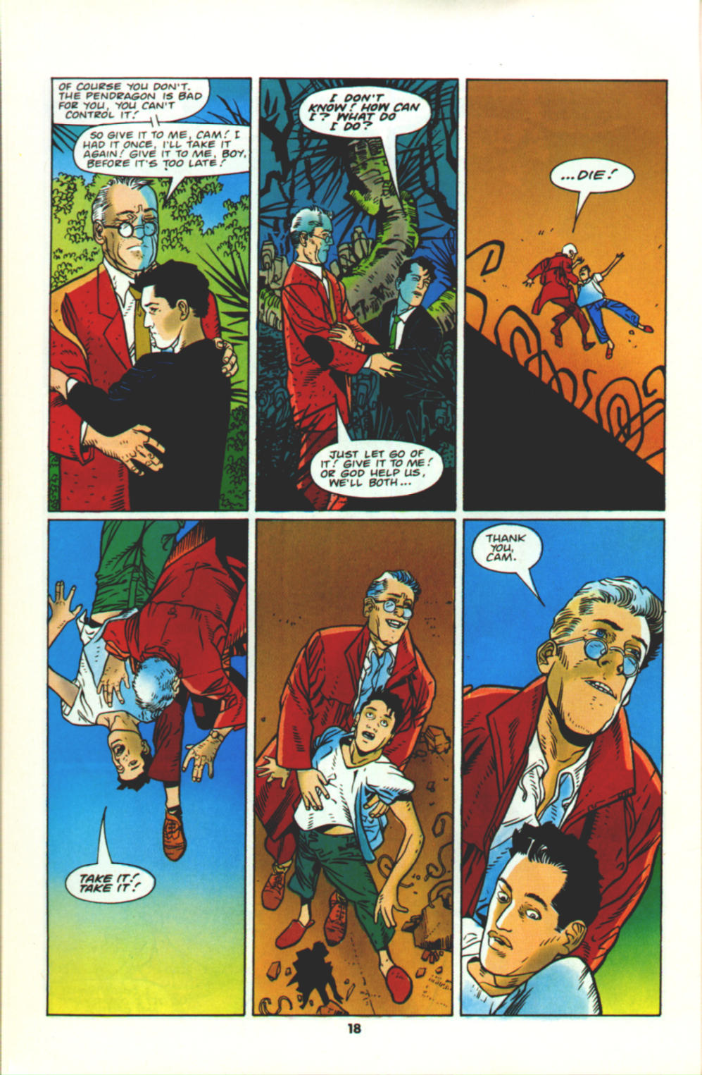 Read online The Knights of Pendragon comic -  Issue #12 - 18