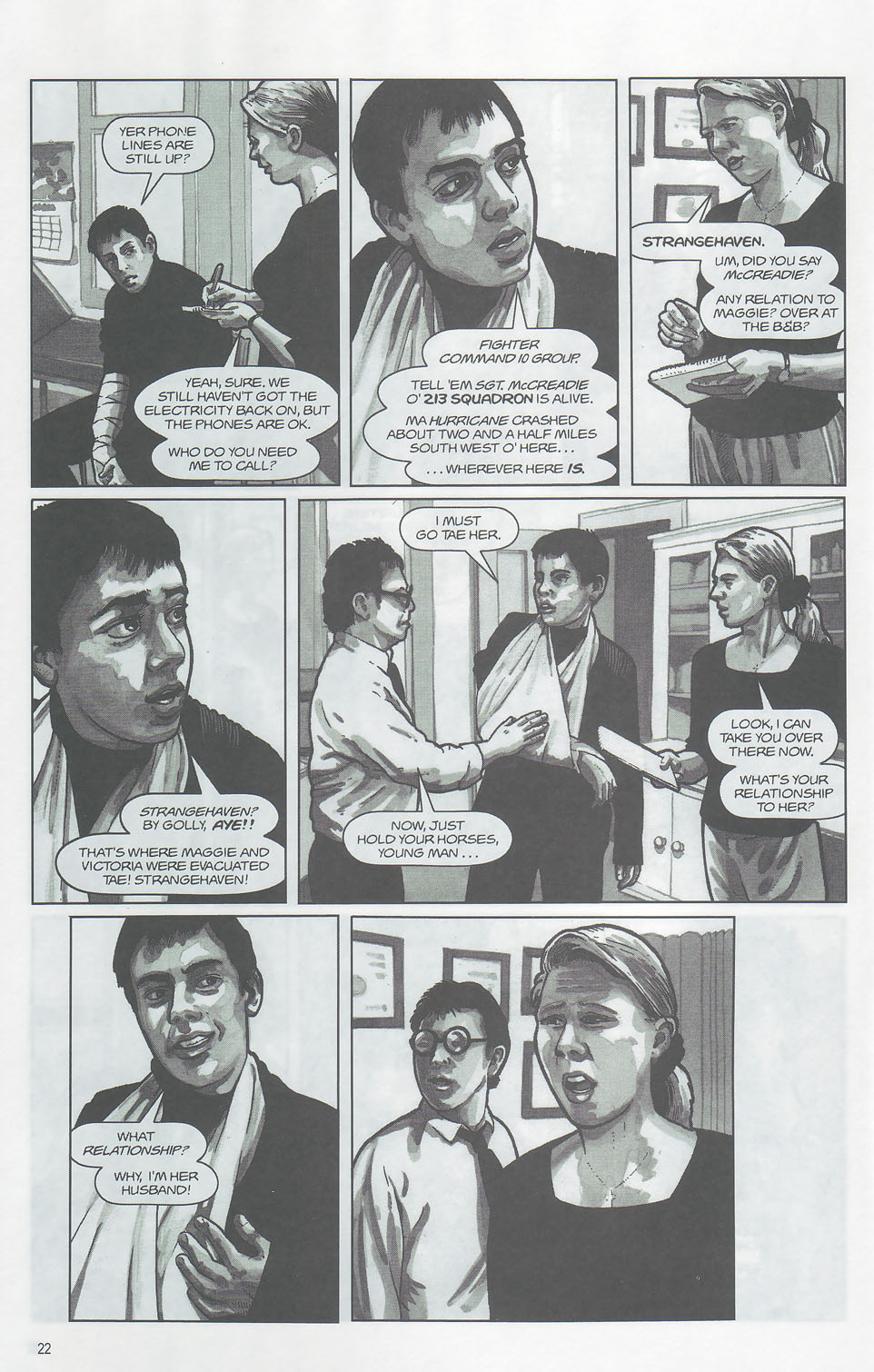 Read online Strangehaven comic -  Issue #16 - 22