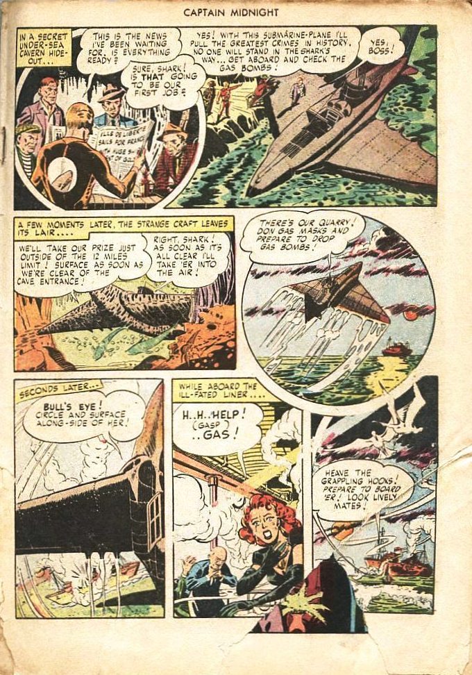 Read online Captain Midnight (1942) comic -  Issue #49 - 4