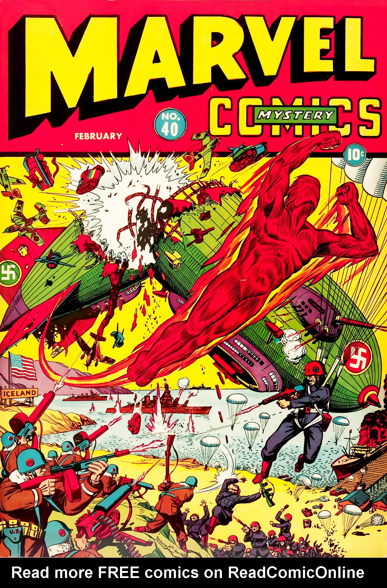 Read online Marvel Mystery Comics comic -  Issue #40 - 1