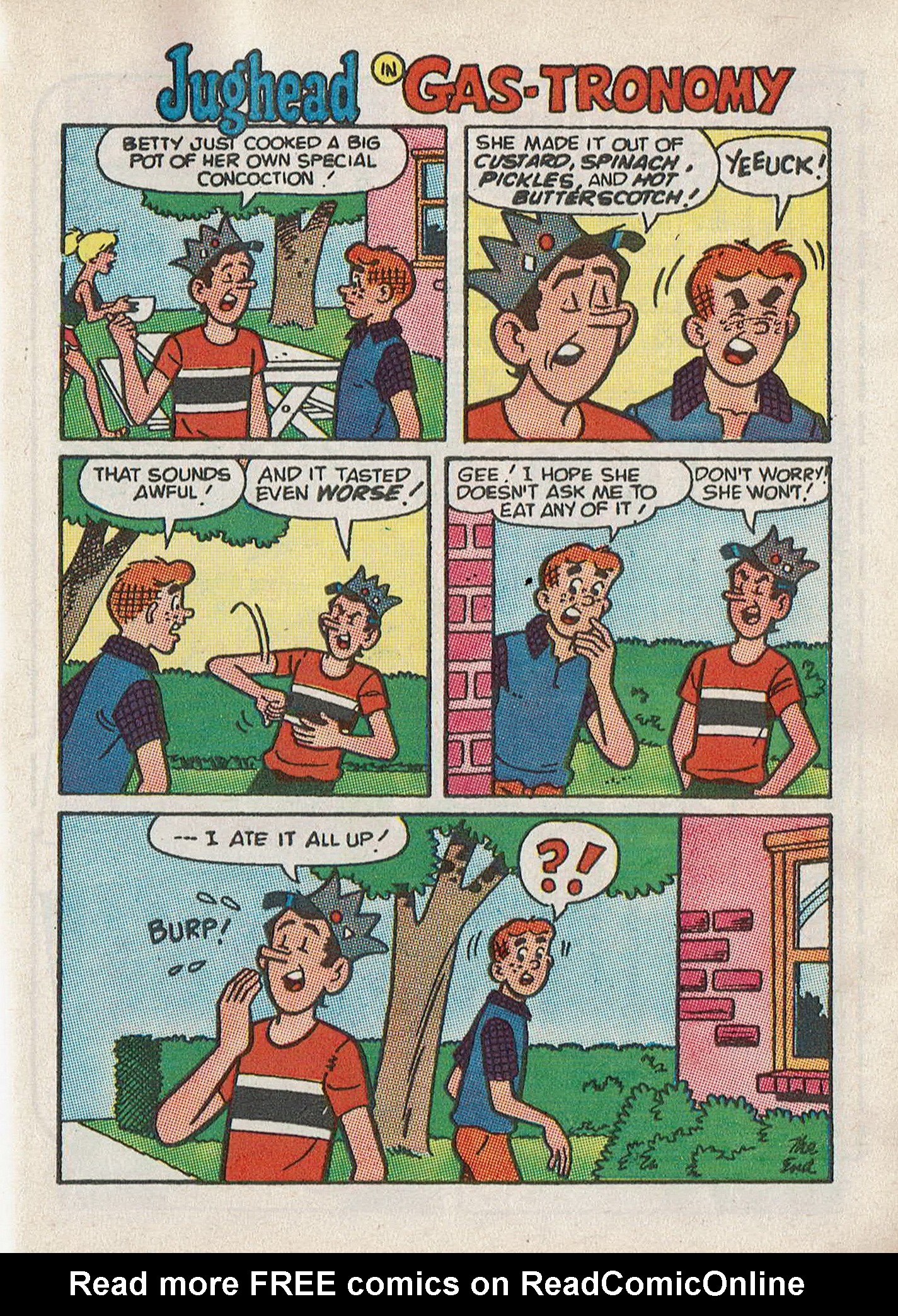 Read online Jughead Jones Comics Digest comic -  Issue #59 - 123