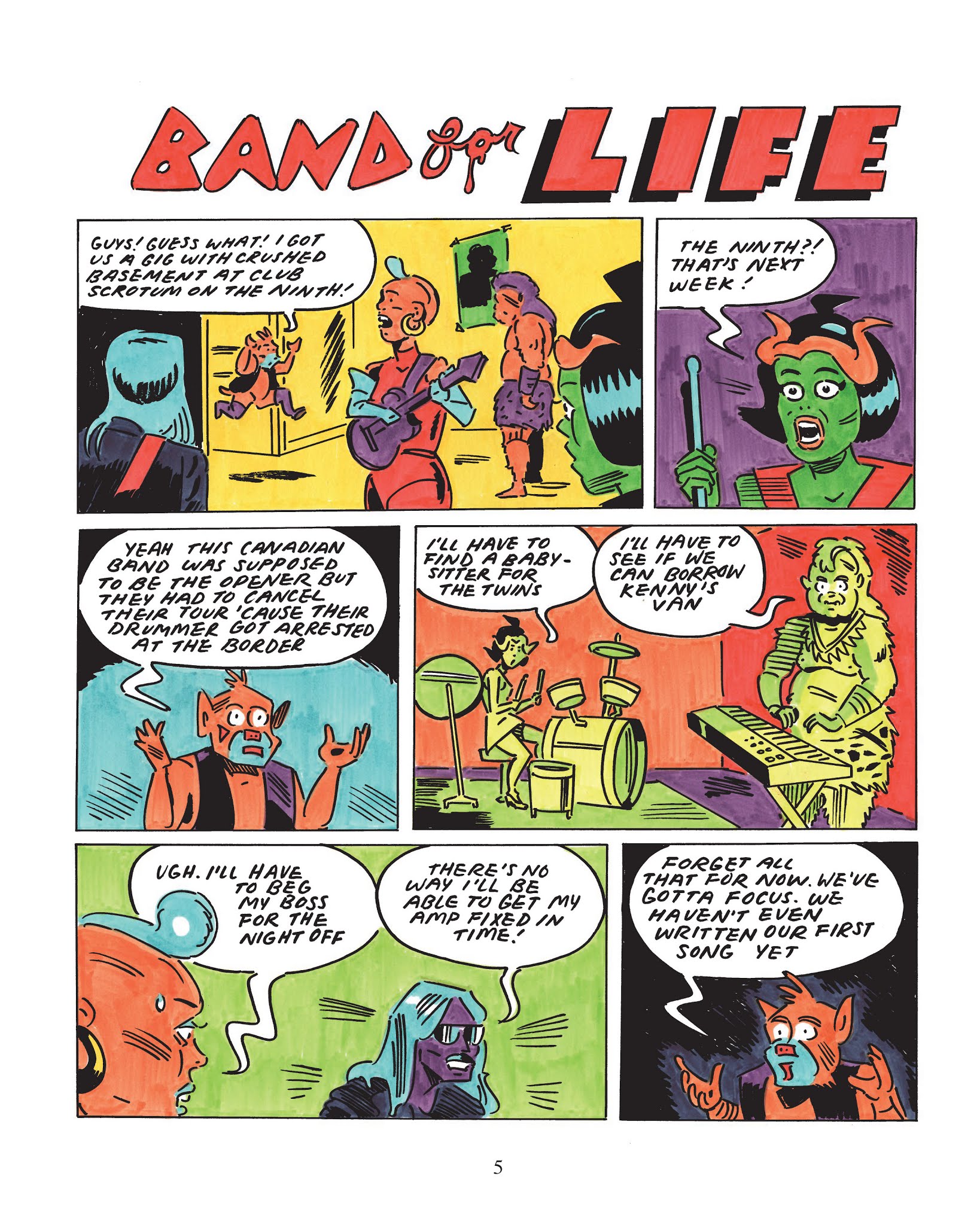 Read online Band for Life comic -  Issue # TPB (Part 1) - 6